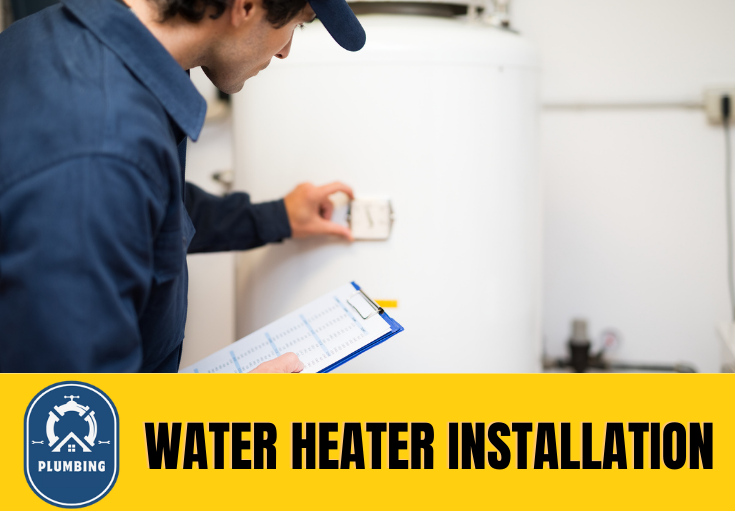 water heater installation Bradford